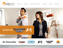 Tablet Screenshot of citylighthomes.com